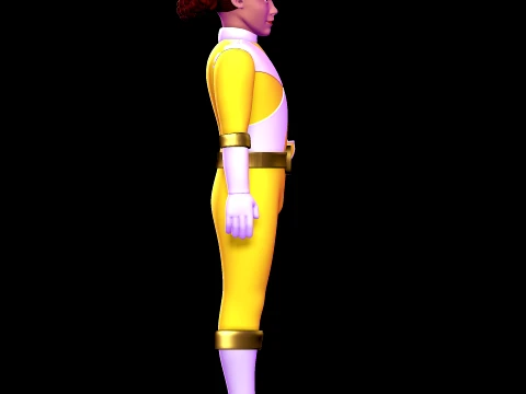 Kelsey Winslow - Power Rangers Lightspeed Rescue 3D Model