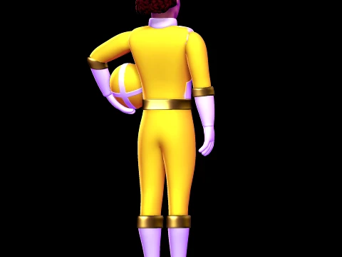 Kelsey Winslow - Power Rangers Lightspeed Rescue 3D Model