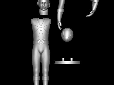 Kelsey Winslow - Power Rangers Lightspeed Rescue 3D Model