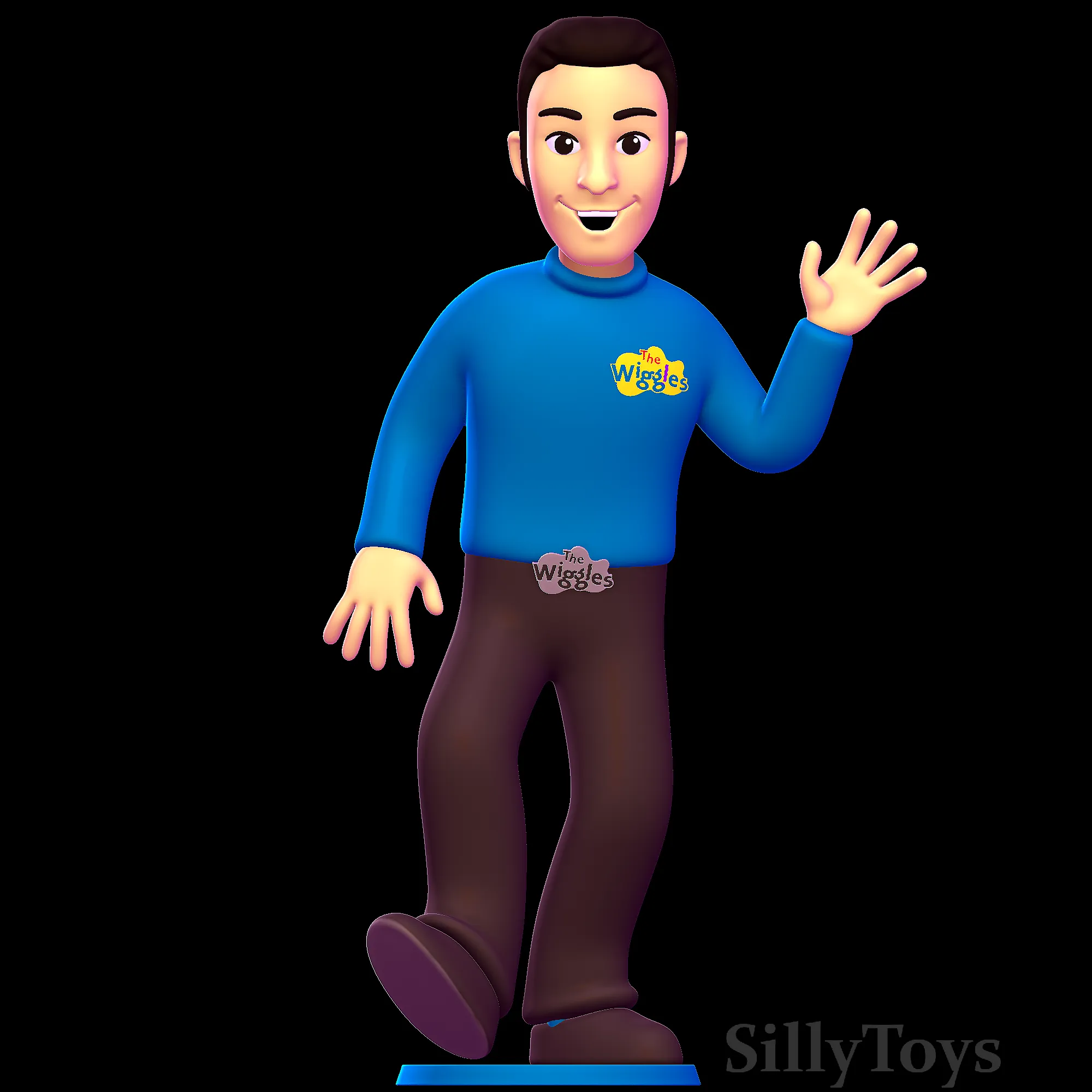 Anthony - The Wiggles 3D Model .c4d .max .obj .3ds .fbx .stl .blend 