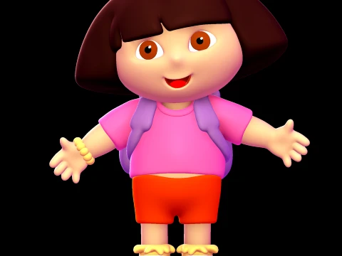 Dora the Explorer 3D Model
