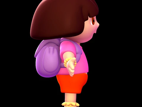 Dora the Explorer 3D Model