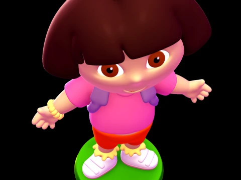 Dora the Explorer 3D Model