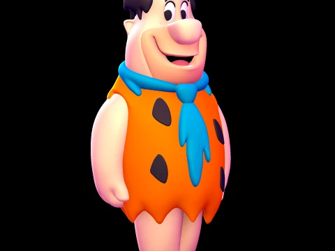 Fred Flintstone 3D Model
