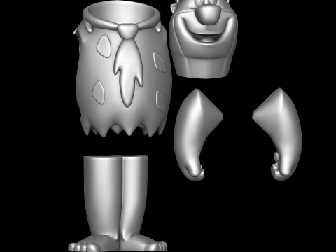 Fred Flintstone Modelo 3D