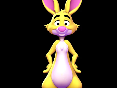 Rabbit - Winnie-the-Pooh 3D Model