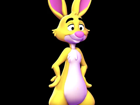 Rabbit - Winnie-the-Pooh 3D Model