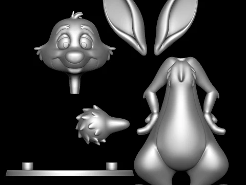 Rabbit - Winnie-the-Pooh 3D Model