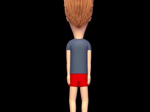Butt-Head - Beavis and Butt-Head 3D Model