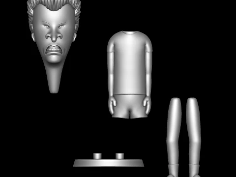 Butt-Head - Beavis and Butt-Head 3D Model