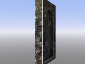 medieval dungeon or castle door Modèle 3D