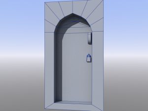 medieval dungeon or castle door Modèle 3D