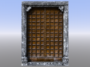 castle doors Modèle 3D