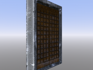 castle doors 3D Model
