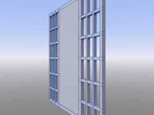 rusty gate with bars Modelo 3D