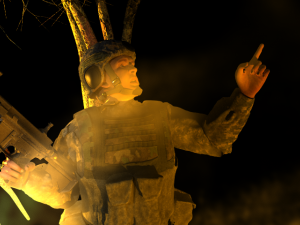 sgt smith modern american soldier aaa asset low-poly 3D Model