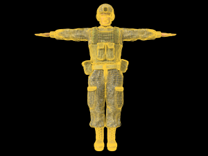 sgt smith modern american soldier aaa asset low-poly 3D Model