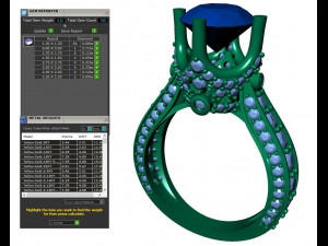 collection of 20 ladies diamond rings - 1 3Dプリントモデル