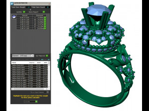 collection of 20 ladies diamond rings - 1 3Dプリントモデル