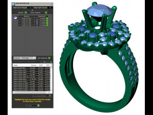 collection of 20 ladies diamond rings - 1 3Dプリントモデル