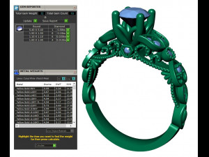 collection of 20 ladies diamond rings - 1 3Dプリントモデル