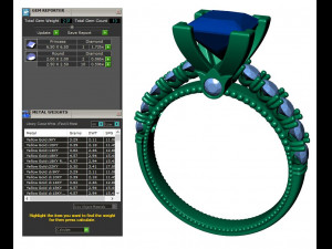 collection of 20 ladies diamond rings - 1 3Dプリントモデル