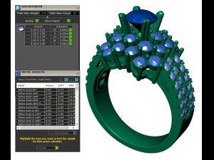 collection of 20 ladies diamond rings - 1 3Dプリントモデル