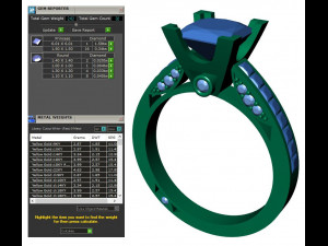 collection of 20 ladies diamond rings - 1 3Dプリントモデル