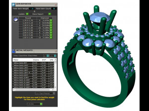 collection of 20 ladies diamond rings - 1 3Dプリントモデル