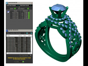 collection of 20 ladies diamond rings - 1 3Dプリントモデル