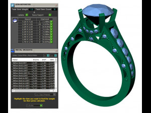 collection of 20 ladies diamond rings - 1 3Dプリントモデル