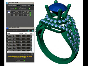 collection of 20 ladies diamond rings - 1 3Dプリントモデル