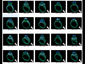 collection of 20 ladies diamond rings - 1 3D-printmodel