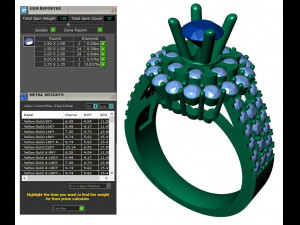 collection of 20 ladies diamond rings - 2 Modelo de Impressão 3D