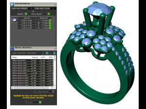 collection of 20 ladies diamond rings - 2 Modelo de Impressão 3D