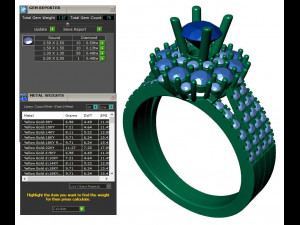 collection of 20 ladies diamond rings - 2 Modelo de Impressão 3D