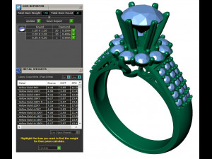 collection of 20 ladies diamond rings - 2 Modelo de Impressão 3D