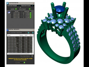 collection of 20 ladies diamond rings - 2 Modelo de Impressão 3D