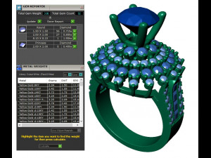collection of 20 ladies diamond rings - 2 Modelo de Impressão 3D