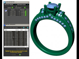 collection of 20 ladies diamond rings - 2 Modelo de Impressão 3D