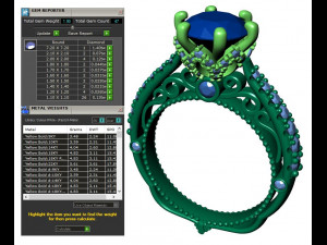 collection of 20 ladies diamond rings - 2 Modelo de Impressão 3D