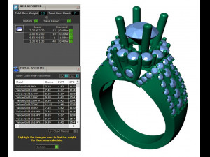 collection of 20 ladies diamond rings - 2 Modelo de Impressão 3D