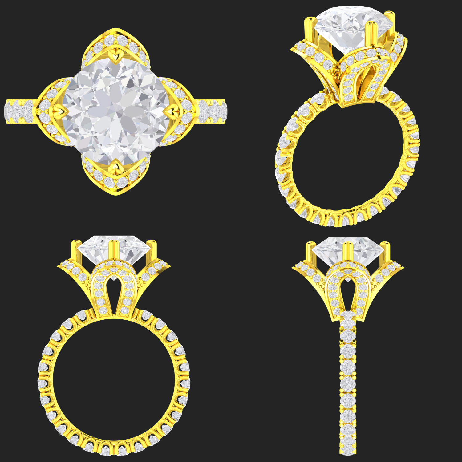 Кольцо цветочек белое золото бриллиант тюльпан. Коктейльные кольца с бриллиантами. Леди коллекшн кольца. White gold turmolean indigo & diamonds ring size 7. Lady of the rings.