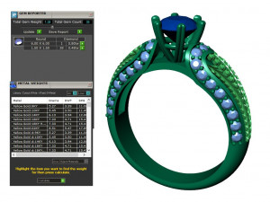 collection of 20 ladies diamond rings -3 Modelo de Impressão 3D