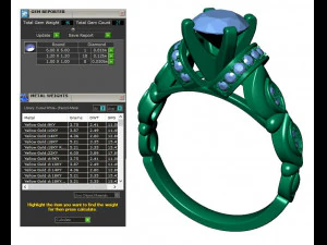 collection of 20 ladies diamond rings -3 3D Print Model