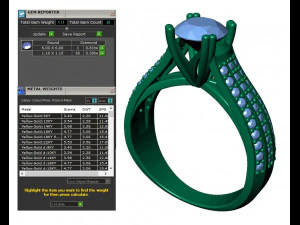 collection of 20 ladies diamond rings -3 3D Print Model