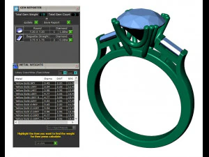 collection of 20 ladies diamond rings -3 3D Print Model