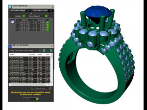 collection of 20 ladies diamond rings -3 Modelo de Impressão 3D