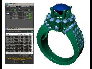 collection of 20 ladies diamond rings -3 3D Print Model