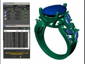 collection of 20 ladies diamond rings - 5 3D Print Model